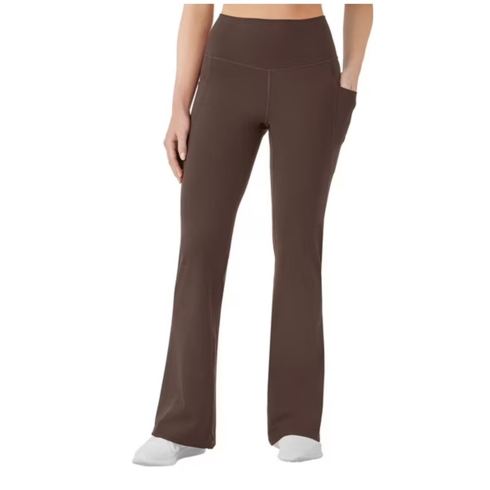 Members Mark Everyday Flare Yoga Pant -Brown -XXL